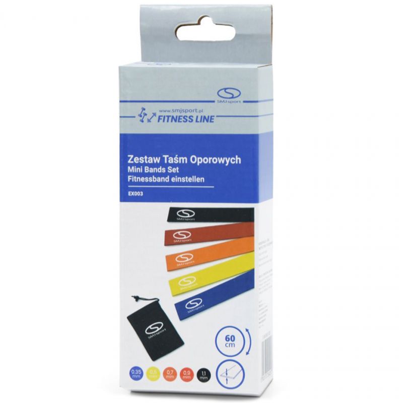 Smj Resistance Band Set 5pcs. edzőfelszerelés