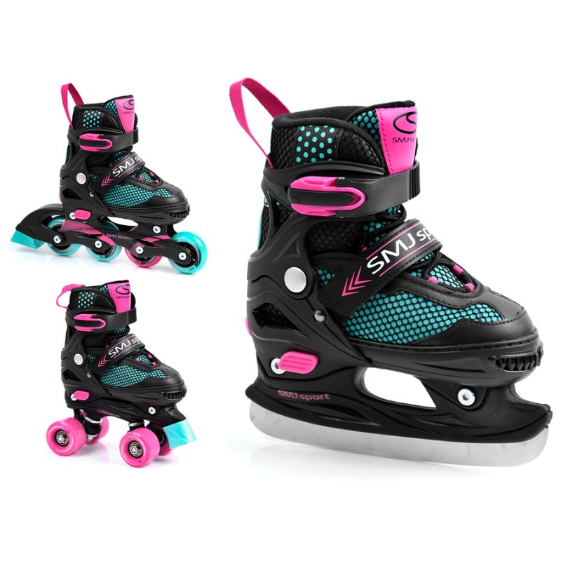 Smj sport 3in1 Jr roller skates 3in1-ben korcsolya gyerek Szabadidő BS-616TP