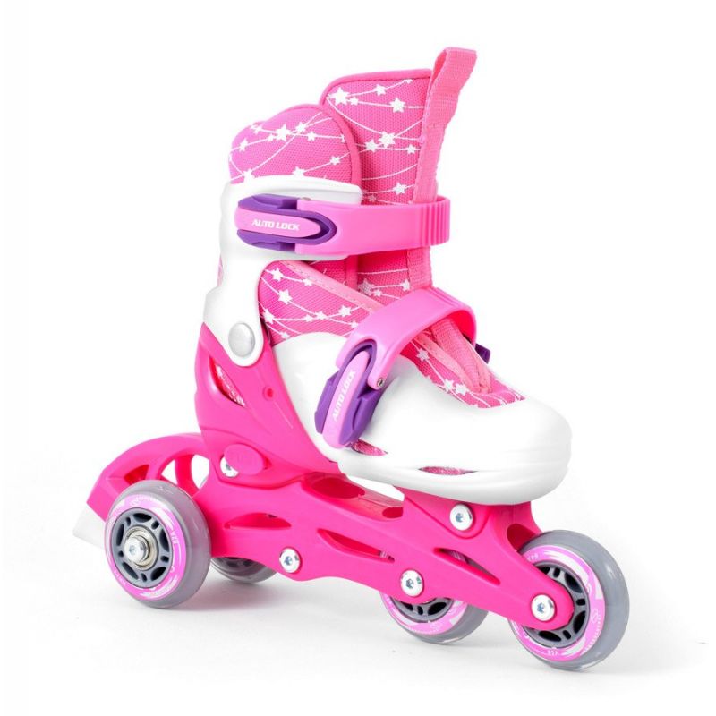 Smj Sport Combo LED Set: 2in1 Roller Skates rózsaszín görkorcsolya HS-TNK-000009549