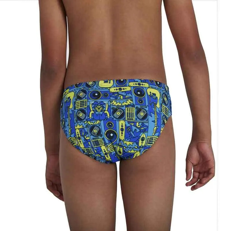 Speedo Allover Brief (UK) gyerek Fürdőruha