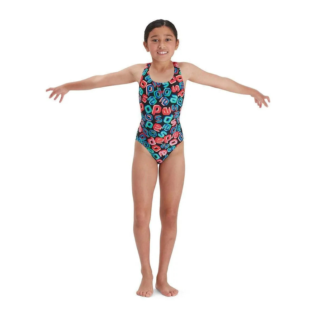 Speedo Allover Digital gyerek Úszódressz