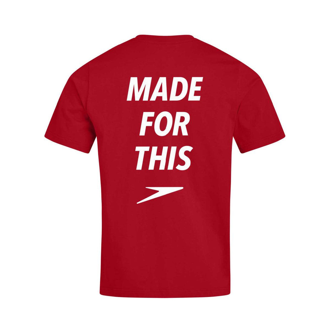 Speedo "Made For This" póló, férfi, piros - Sportmania.hu