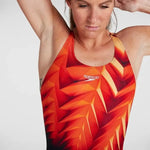 Speedo Placement Digital Powerback(UK) Úszódressz női