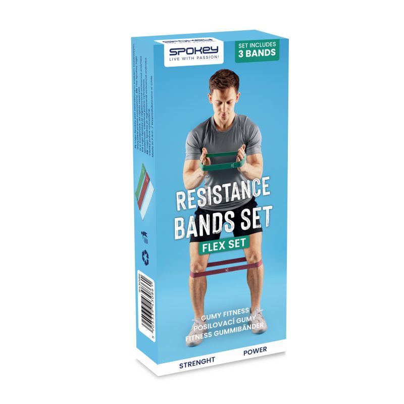 Spokey Flex Set resistance bands edzőfelszerelés