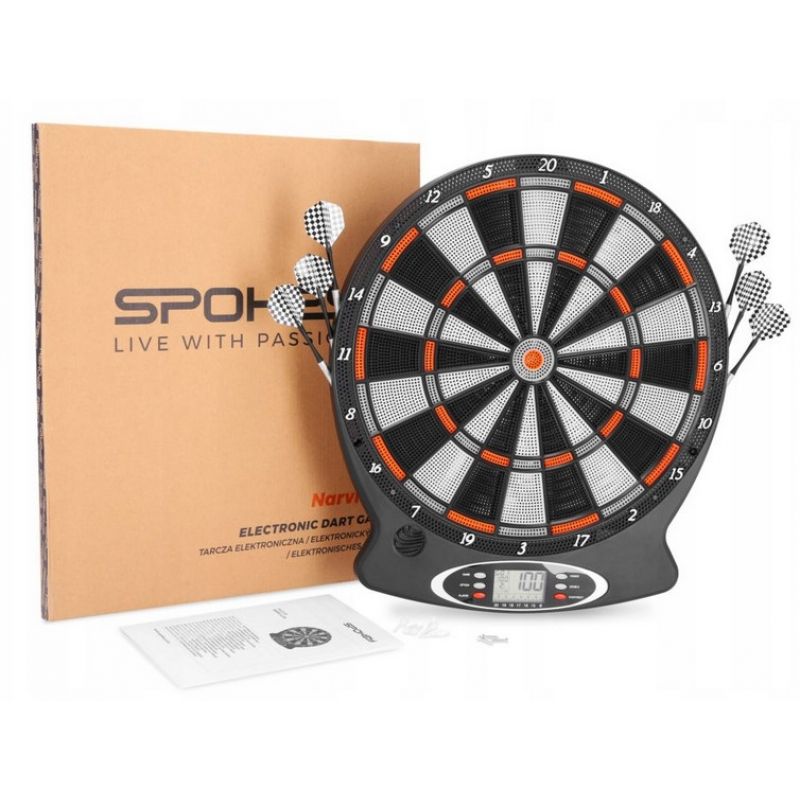 Spokey Narvi LITE Electronic Dartboard Pajzs 942239