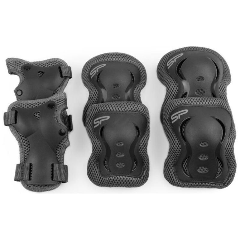 Spokey Shield protectors, set térd és könyökvédő Védőfelszerelés 922152922153922154