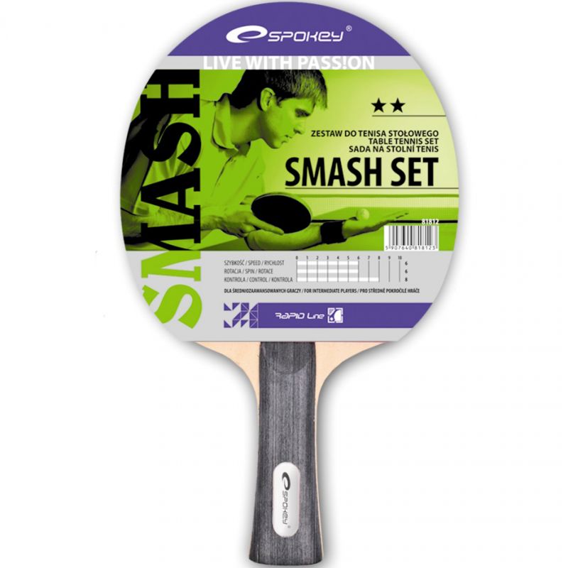 Spokey Smash Set Pingpong Set Ütőfelszerelés 81812