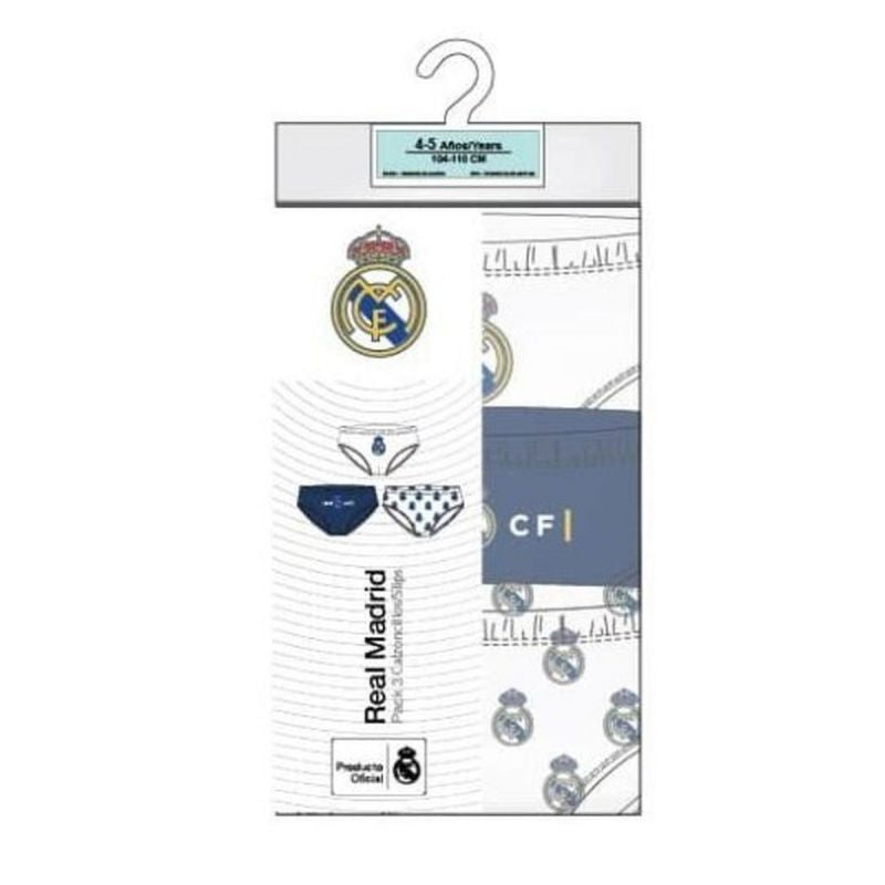 Sportmania Real Madrid Boys' Briefs 3-pack gyerek alsónemű