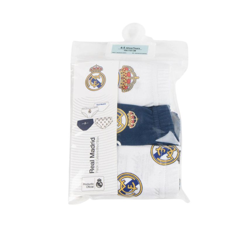 Sportmania Real Madrid Boys' Briefs 3-pack gyerek alsónemű