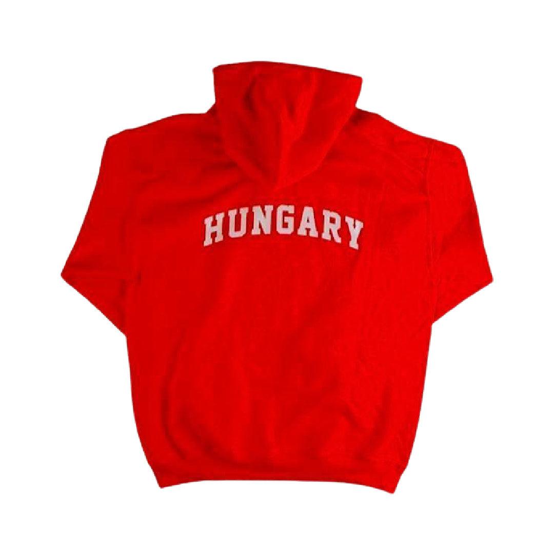 TEAM HUNGARY piros kapucnis pulóver - Sportmania.hu