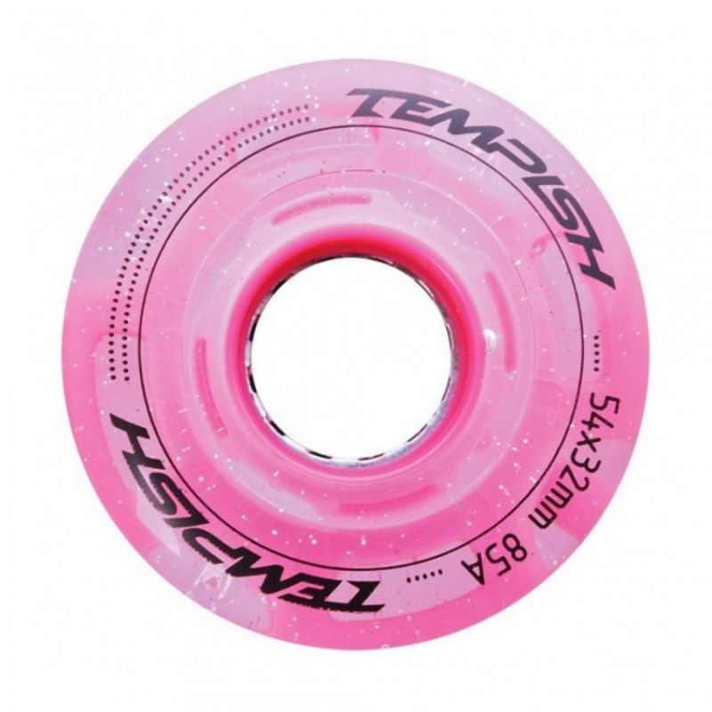 Tempish Flashing Quad PU 54x32 85A Wheels różowy