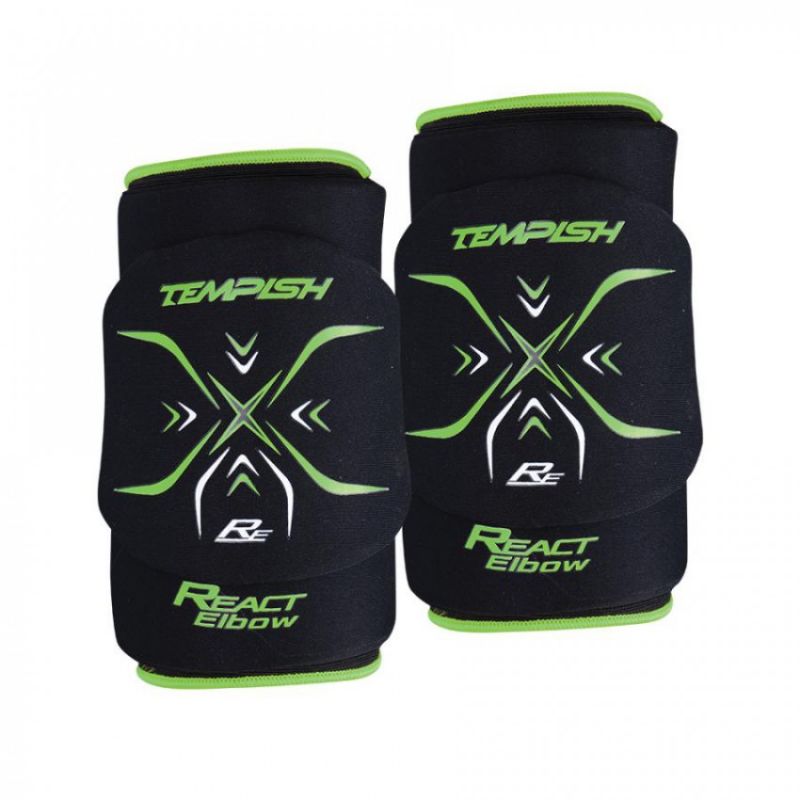 Tempish React floorball elbow pads fekete védőfelszerelés