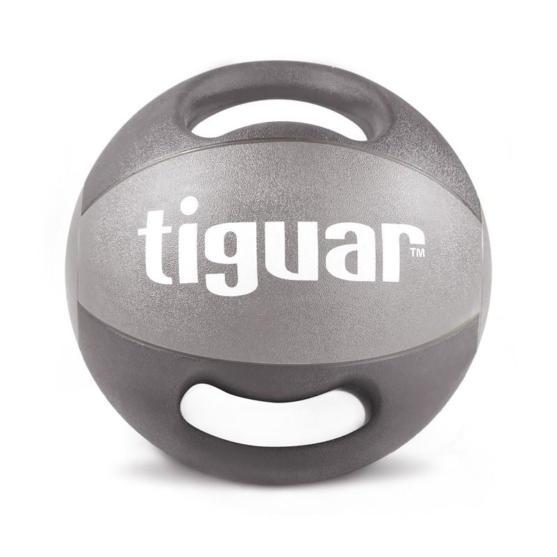 Tiguar Medicine ball with handles 8 kg szürke TI-PLU008