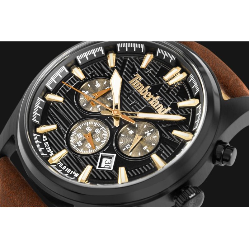 Timberland Northbridge Dual Time Men's Watch + BOX óra TDWGF0009603