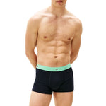 Tommy Hilfiger 3-Pack Men's Boxer Briefs Navy Cotton kék férfi alsónemű