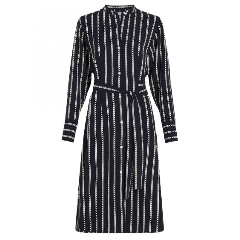 Tommy Hilfiger Argyle Stripe Dress W WW0WW40365 Ruházat - Sportmania.hu