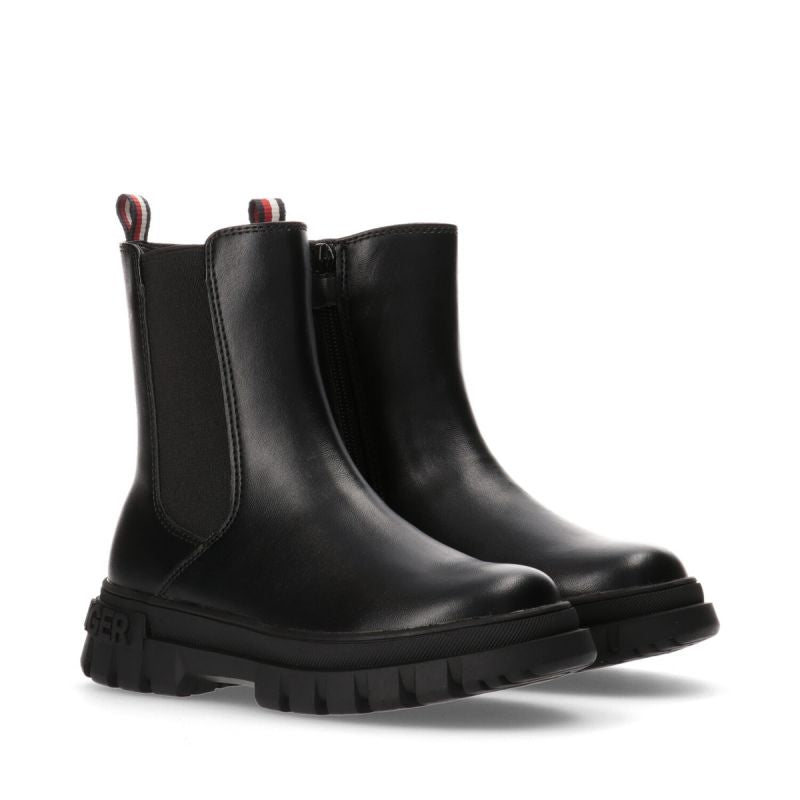 Tommy Hilfiger Bootie Black ankle boots T3A5-33058-1355999-999 Cipő - Sportmania.hu