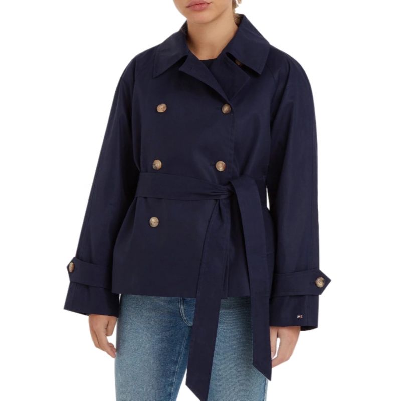 Tommy Hilfiger Cotton Trench Coat W WW0WW38430 Kabát - Sportmania.hu