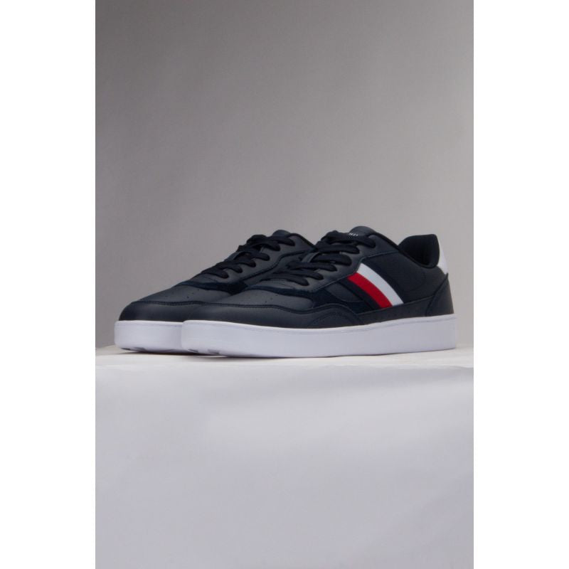 Tommy Hilfiger Court Cupsole Retro Lth Stripes M FM0FM04828 DW5 Cipő - Sportmania.hu