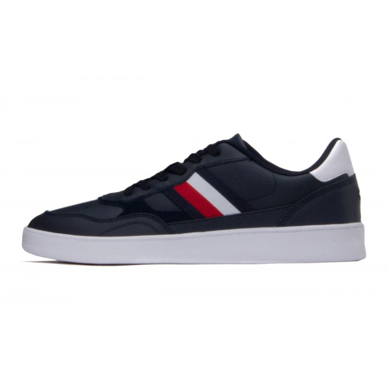 Tommy Hilfiger Court Cupsole Retro Lth Stripes M FM0FM04828 DW5 Cipő - Sportmania.hu