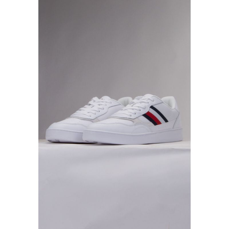 Tommy Hilfiger Court Cupsole Retro Lth Stripes M FM0FM04828YBS Cipő - Sportmania.hu