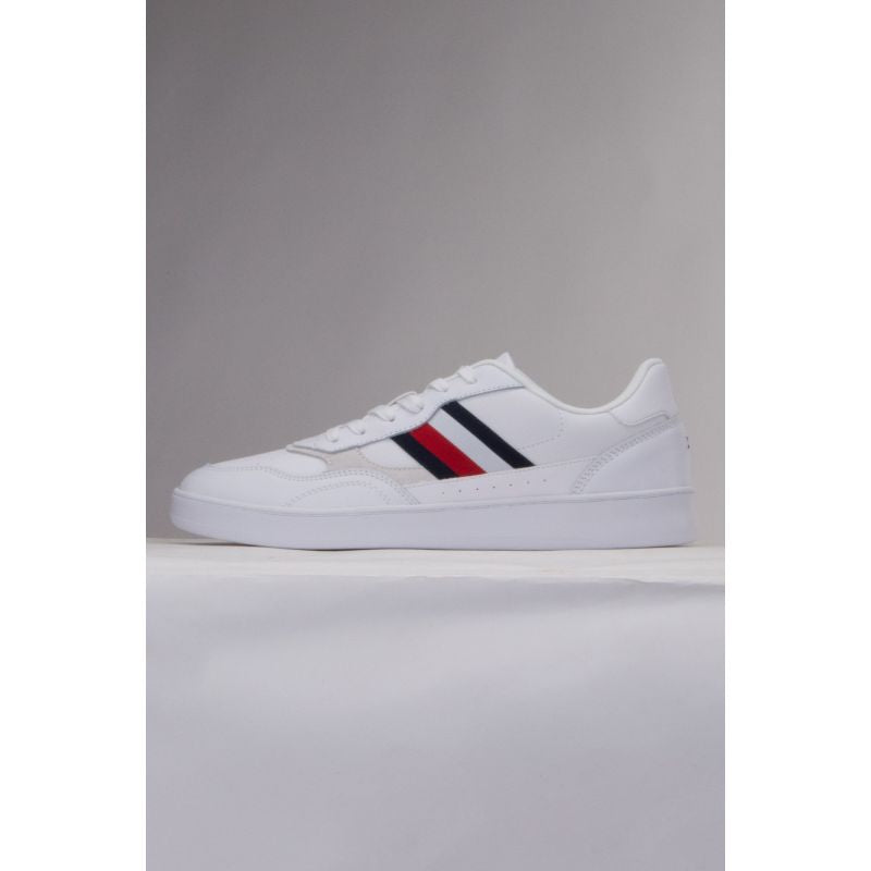 Tommy Hilfiger Court Cupsole Retro Lth Stripes M FM0FM04828YBS Cipő - Sportmania.hu