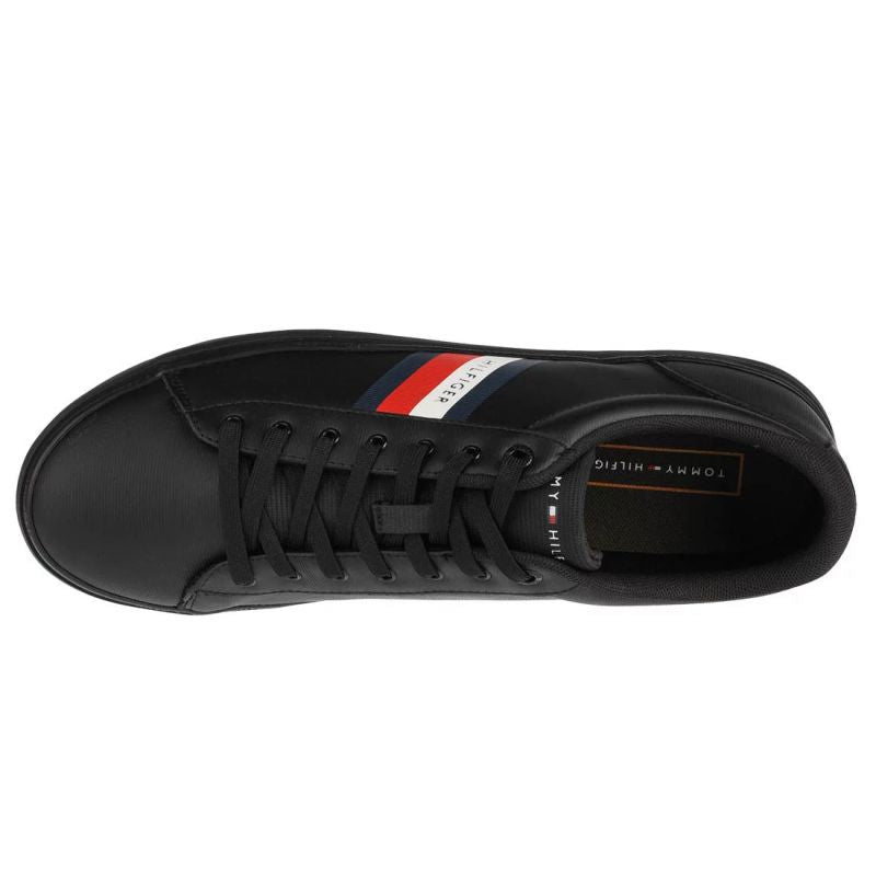 Tommy Hilfiger Essential Leather Vulc Stripes M FM0FM03722-BDS Cipő - Sportmania.hu