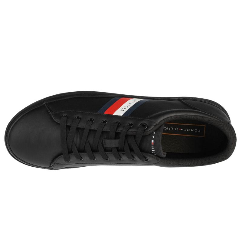 Tommy Hilfiger Essential Leather Vulc Stripes M FM0FM03722-BDS Cipő - Sportmania.hu