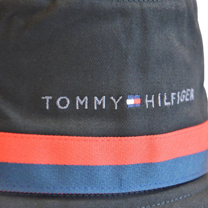 Tommy Hilfiger Established Tape Bucket Hat - fekete