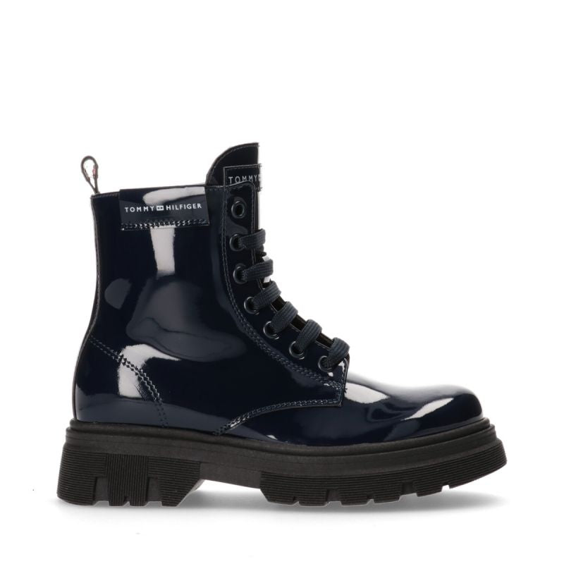 Tommy Hilfiger Lace Up Bootie Blue W T4A5-33040-0775800-800 Cipő - Sportmania.hu