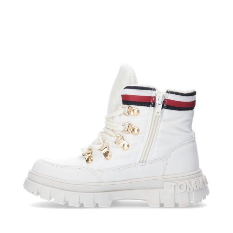 Tommy Hilfiger Lace-Up Bootie Ivory W T3A5-33062-1047101-101 Cipő - Sportmania.hu