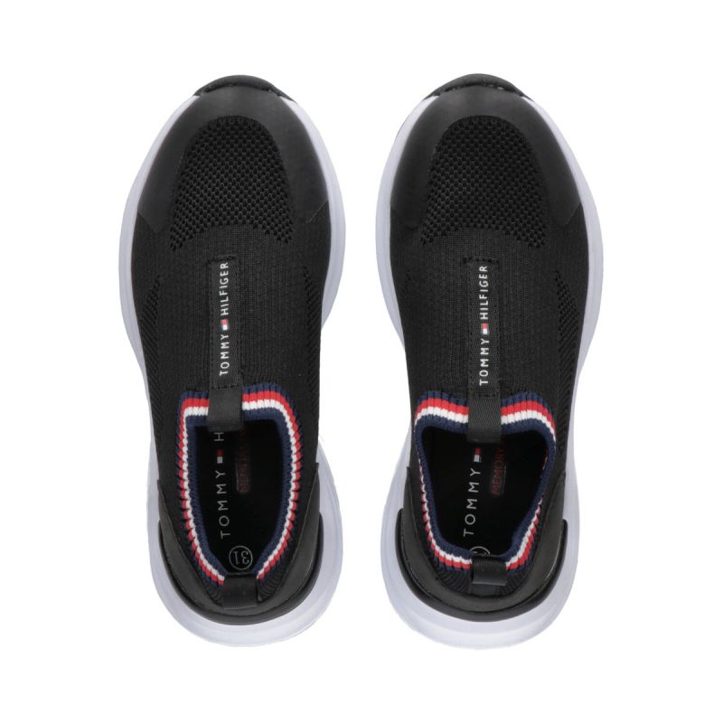 Tommy Hilfiger Low Cut Easy-On Sneaker Black W T3A5-33057-1355999-999 Cipő - Sportmania.hu