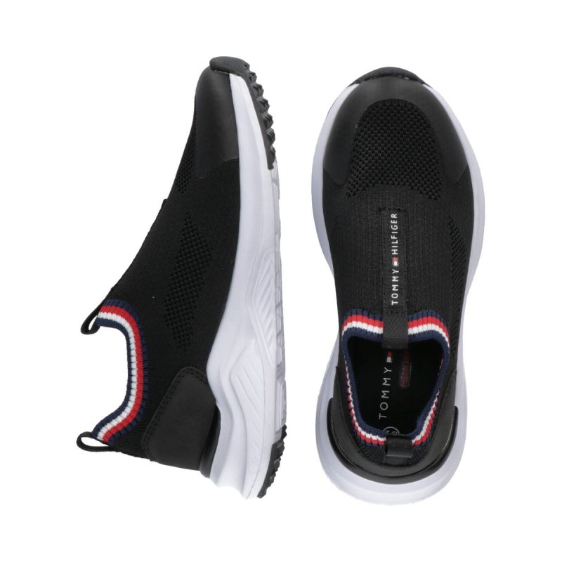 Tommy Hilfiger Low Cut Easy-On Sneaker Black W T3A5-33057-1355999-999 Cipő - Sportmania.hu