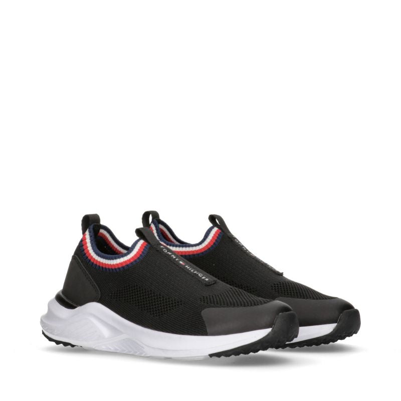 Tommy Hilfiger Low Cut Easy-On Sneaker Black W T3A5-33057-1355999-999 Cipő - Sportmania.hu
