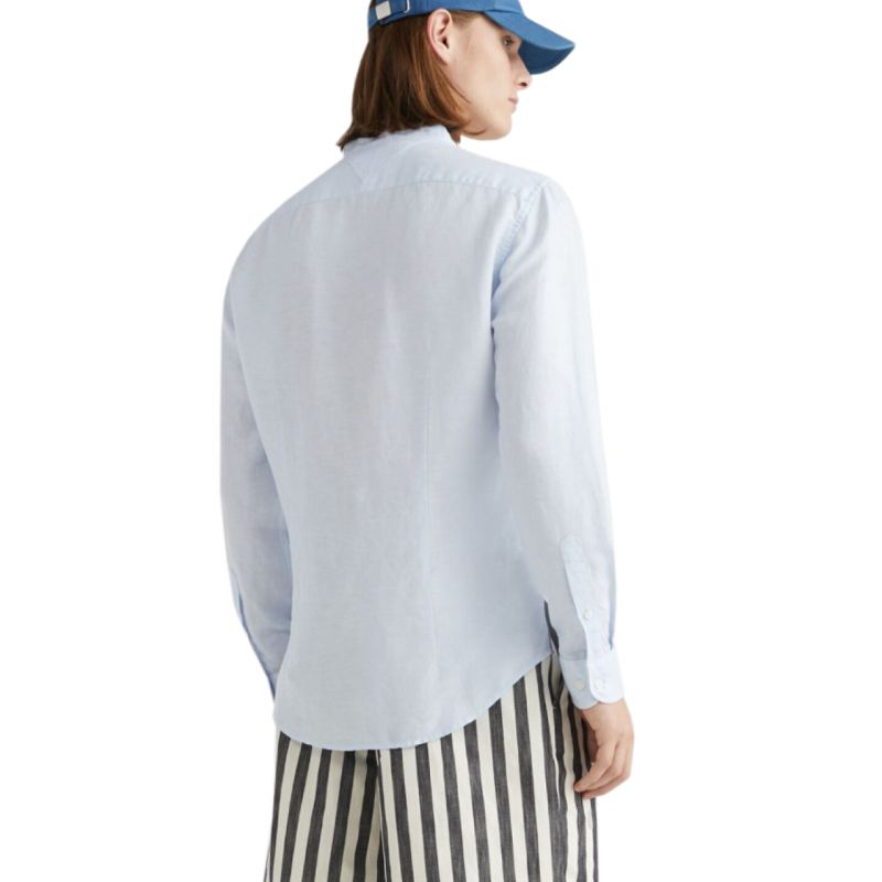 TOMMY HILFIGER MEN&#39;S SHIRT LINEN MW0MW30661 Póló - Sportmania.hu