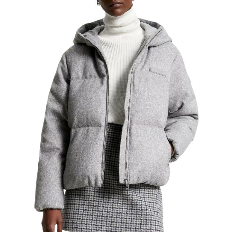 Tommy Hilfiger New York Brushed Puffer Jacket W WW0WW40237 Kabát