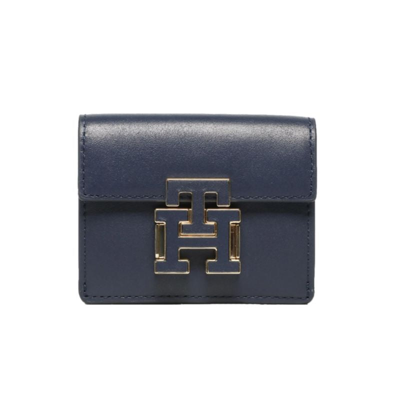 Tommy Hilfiger Push Lock Leather Wallet AW0AW14344 Kiegészítők - Sportmania.hu