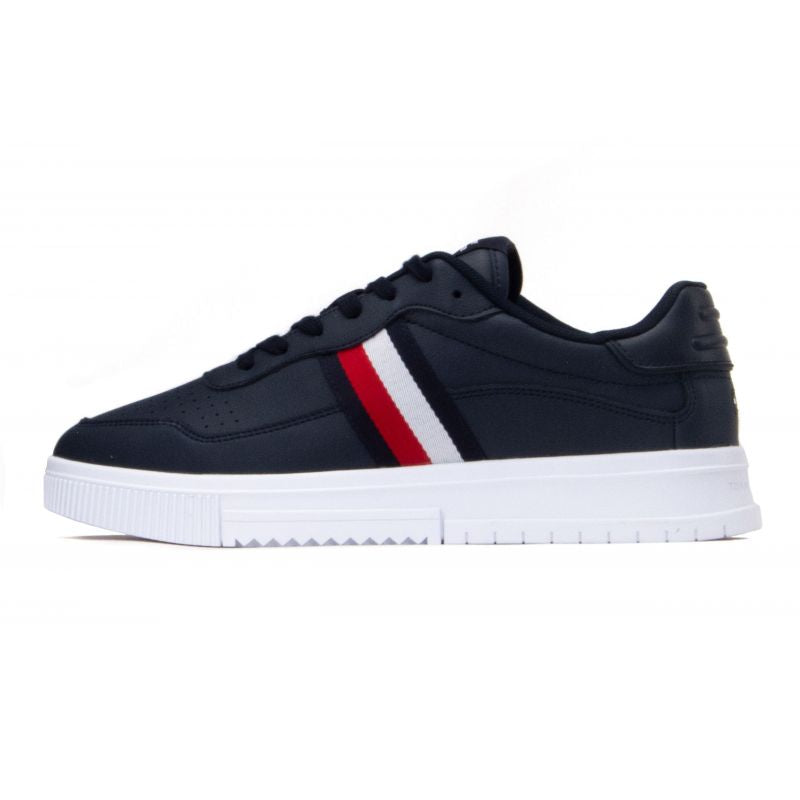 Tommy Hilfiger Supercup Leather Stripes M FM0FM04824 DW5 Cipő - Sportmania.hu