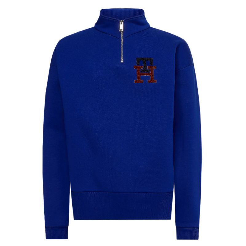 Tommy Hilfiger Thl Essentials Half Zip Top M MW0MW27383 sweatshirt Pulóver - Sportmania.hu