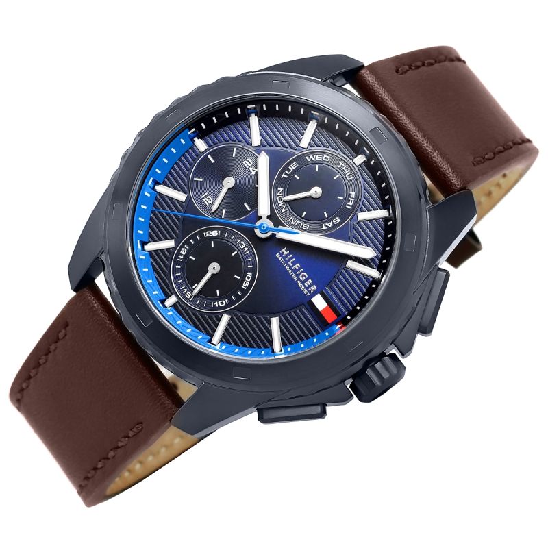 Tommy Hilfiger Walker Men's Watch + BOX fekete férfi pulóver 1710632