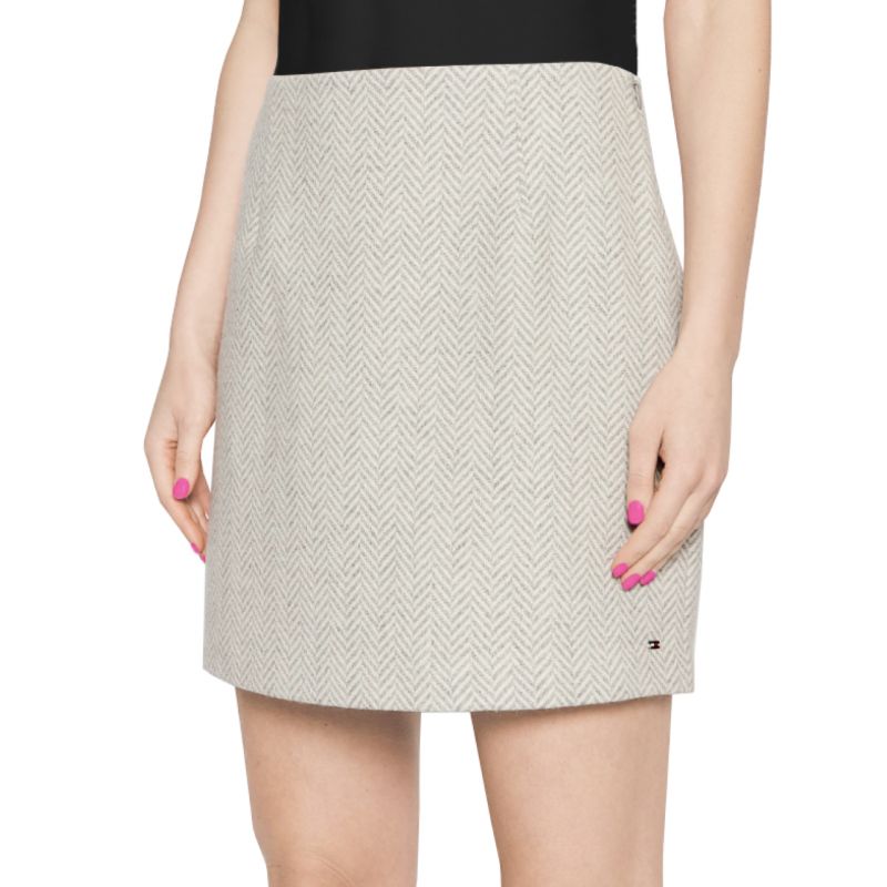 Tommy Hilfiger Wool Blend Skirt W WW0WW33064 Ruházat - Sportmania.hu