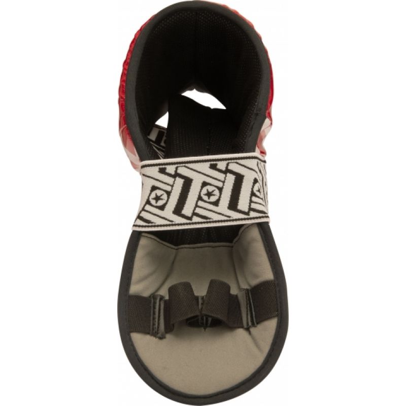 TOP TEN OSTT-PU "SUPERLIGHT PRISM" Foot Protectors (WAKO APPROVED) czerwony+m védőfelszerelés