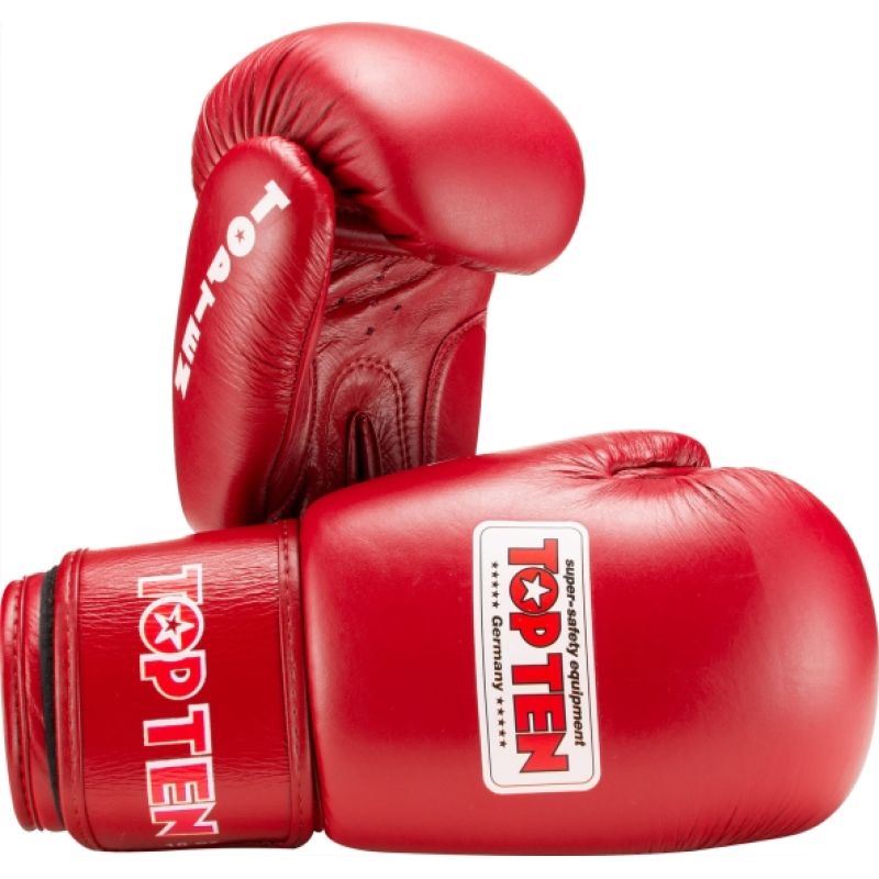 TOP TEN RTT-COMPETITION Leather 10oz (WORLD BOXING APPROVED) boxkesztyű