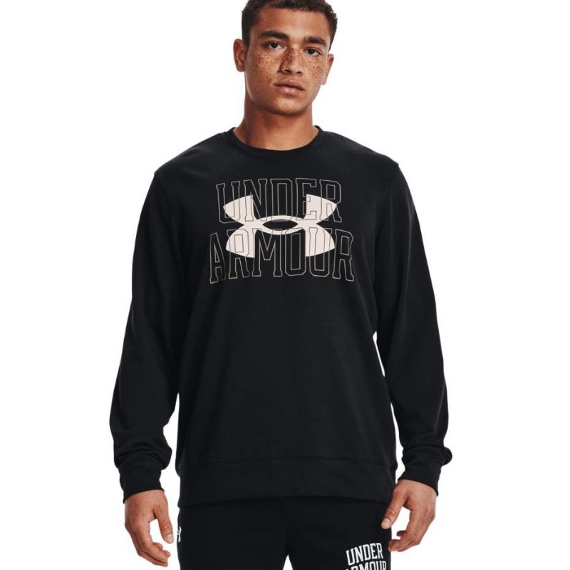 Under Armour Armor UA Rival Terry Logo Crew férfi Pulóver 1370391001