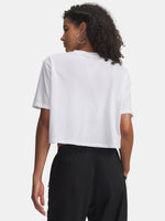 Under Armour Dámské triko UA W WM CROP SS-WHT női