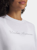 Under Armour Dámské triko UA W WM CROP SS-WHT női