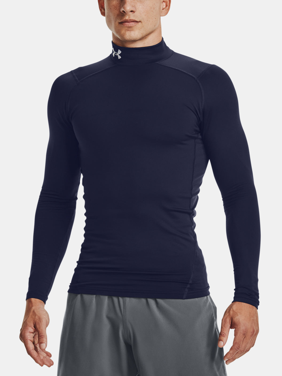 Under Armour Férfi CG Armour Comp Mock Hosszú ujjú póló