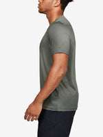 Under Armour Férfi kompressziós HG Rush Fitted SS Printed póló, zöld
