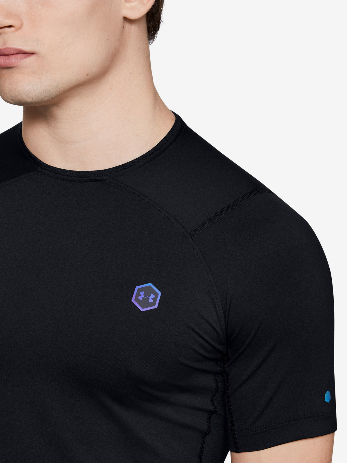 Under Armour Férfi kompressziós Rush HG Compression SS póló, fekete