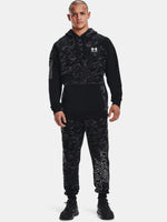 Under Armour Férfi melegítõnadrág RIVAL FLC CAMO SCRIPT JGR fekete nadrág